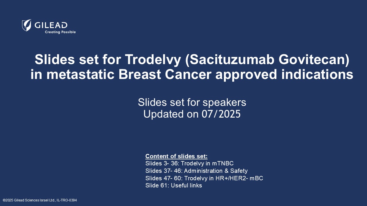 Slides set for speakers- Trodelvy in mBC 